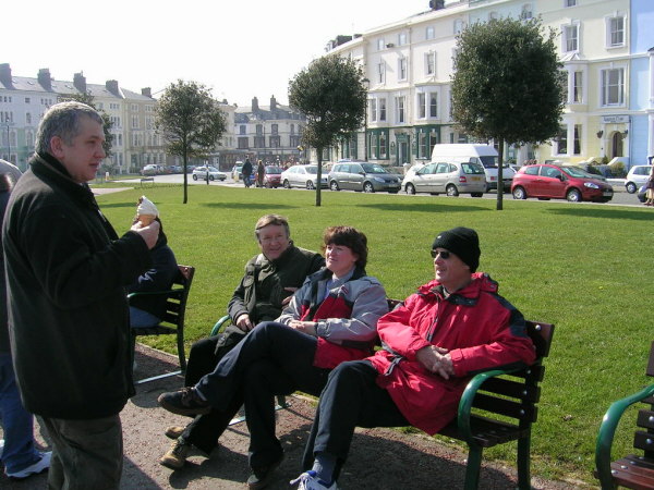 On the prom, Llandudno